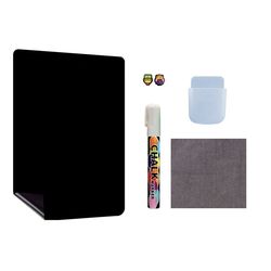 تخته وایت برد یخچالی مغناطیسی هوم اند فریج سایز 20x15 سانتی متر به همراه ماژیک، هولدر، دستمال تخته پاک کن و مگنت یخچال