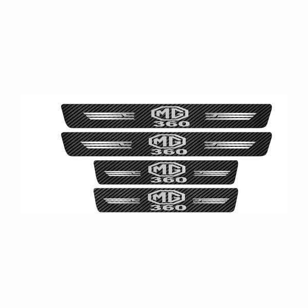 برچسب پارکابی خودرو ایلیدن طرح کربن مدل B0028 مناسب برای ام جی 360 بسته 4 عددی
