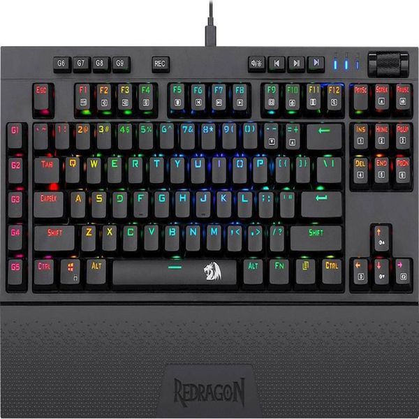 کیبورد مخصوص بازی ردراگون مدل K588 BROADSWORD PRO