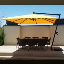 چتر پایه کنار مربع 4*4