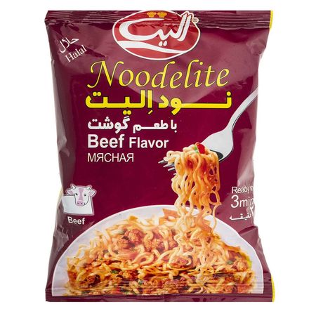 نودل با طعم گوشت الیت - 75 گرم باکس40عددی