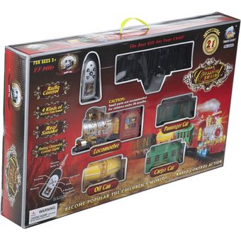 اسباب بازی قطار کنترلی دودزا بزرگ مدل 2420 (Classical Train Baby 24020) 21قطعه