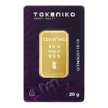 شمش طلا 24 عیار توکنیکو مدل GTN-20