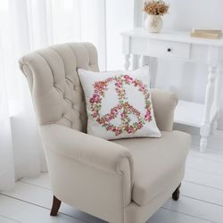 کوسن انگلیش هوم مدل Peace سایز 40x40 سانتی متر