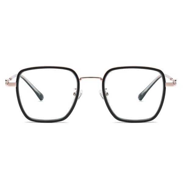 فریم عینک طبی چند ضلعی مدل TJ815C01P81 مناسب برای صورت گرد و بیضی