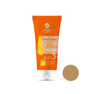 کرم ضد آفتاب رنگی تاپ شاپ مدل Dark Beige SPF50 مناسب انواع پوست حجم 50 میلی لیتر