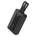 پاوربانک انکر مدل A1681 ظرفیت 20000 میلی آمپر ساعت به همراه کابل لایتنیگ و کابل USB Type-C