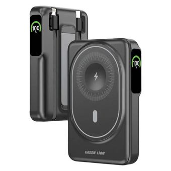 پاور بانک گرین لاین مدل مگ سیف مگ ویژن ظرفیت 10 هزار میلی آمپر ساعت