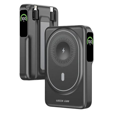 پاور بانک گرین لاین مدل مگ سیف مگ ویژن ظرفیت 10 هزار میلی آمپر ساعت