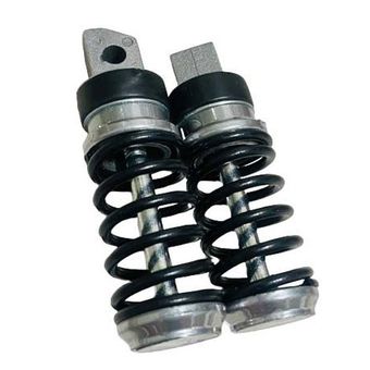 جاپایی عقب موتور سیکلت وارون مدل فنری کد A-43-BLK مناسب برای هوندا 125 بسته 2 عددی