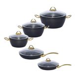 سرویس پخت و پز 10 پارچه ام جی اس مدل فورج BLACK