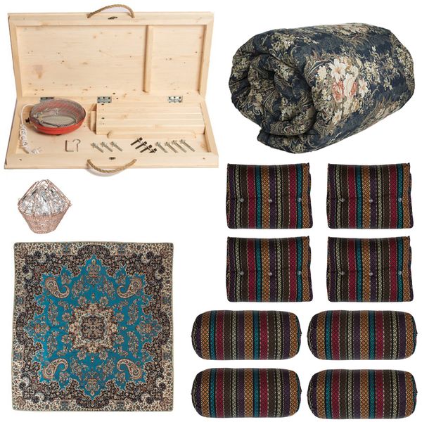 کرسی مدل یلدا yalda3m-70 مجموعه 13 عددی