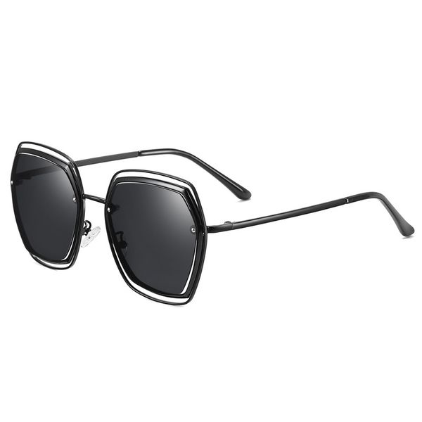 عینک آفتابی فرم خاص زنانه مدل 2204T11 Obsidian Matte Polarized