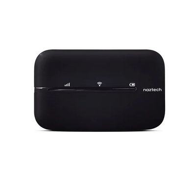 مودم 4G LTE قابل حمل نزتک مدل NZT-77CT با باتری 2100 میلی‌آمپر، پشتیبانی از 10 کاربر همزمان، آنتن داخلی، پورت USB Type-C و شیار