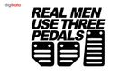 استیکر خودرو ونسونی طرح Real Men