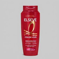 شامپو تثبیت کننده رنگ مو لورآل مدل Color Vive حجم 300 میلی‌لیتر، محافظ رنگ موهای رنگ شده، حاوی ویتامین C و فیلتر UV، بافت کرمی و