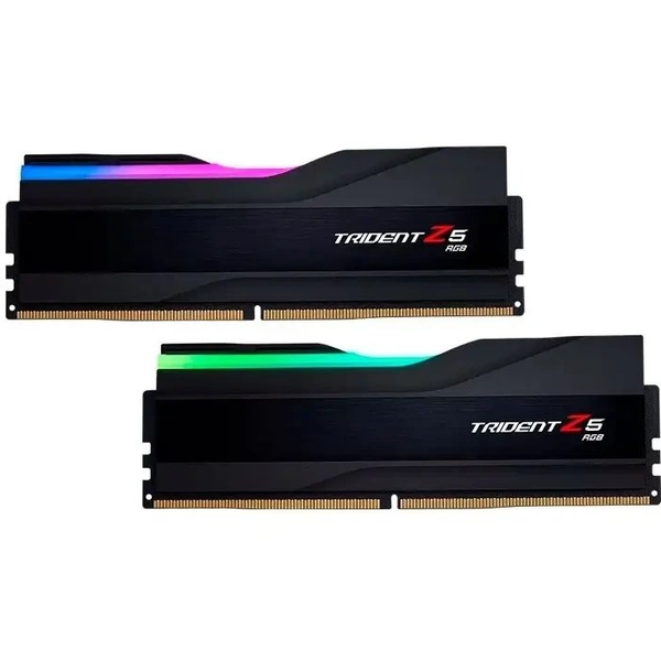 رم کامپیوتر جی اسکیل دو کاناله مدل Trident Z5 RGB فرکانس 6000 مگاهرتز DDR5 تایمینگ CL30 حافظه 64