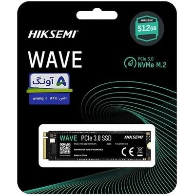 حافظه اس اس دی اینترنال هایک سمی مدل Wave P M.2 2280 NVMe ظرفیت 256 گیگابایت