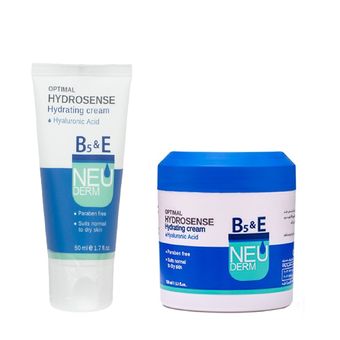 کرم مرطوب کننده نئودرم مدل هیدروسنس حجم 150 میلی لیتر به همراه ک