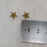 گوشواره زنانه مدل میخی طرح لارج ستاره کد sta111large