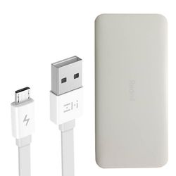 پاوربانک شیائومی مدل Redmi PB200LZM ظرفیت 20000 میلی آمپر ساعت به همراه کابل تبدیل microUSB
