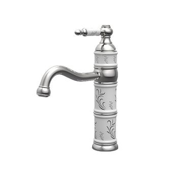 شیر روشویی کسری مدل توکیو  سفیدکروم