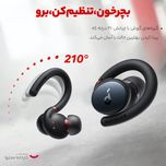 هدفون بلوتوثی ورزشی TWS انکر مدل Soundcore Sport X10 A3961 با گیره گوش قابل تنظیم تا 210 درجه، مقاومت در برابر آب با گواهی IPX7،