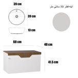 ست کابینت و روشویی توییس مدل tws 1034 FG به همراه آینه