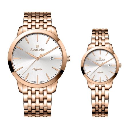 ست ساعت مچی عقربه‌ای زنانه و مردانه سوئیس آرت مدل ANT620015-1614