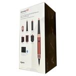 سشوار برس‌دار حالت‌دهنده 1300 وات دایسون مدل Airwrap id HS08 Straight+Wavy، موتور BLDC، وزن 630 گرم، دارای سری شانه‌دار، سری برس
