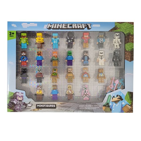 فیگور مدل ماینکرافت مجموعه 24 عددی