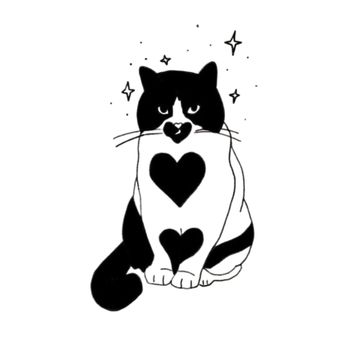 استیکر مدل پیشی قلبی ناوی