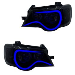 چراغ جلو خودرو گروه پژوهش صنعت مدرن مدل GT-Blu-B مناسب برای پراید 111،132 بسته دو عددی
