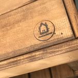 میز جلومبلی روستیک دکور مدل kl200