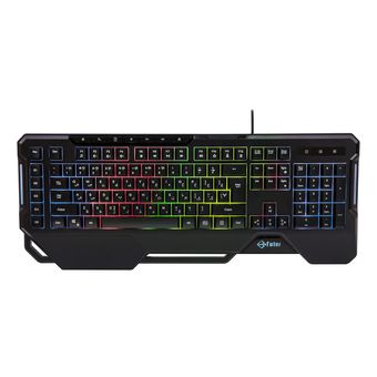 کیبورد گیمینگ فاطر مدل KCR-7000B، سوییچ هیبریدی، Full-size، نورپردازی RGB