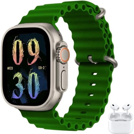 ساعت هوشمند JSYES مدل M44 ULTRA به همراه ایرپاد و 5 عدد بند