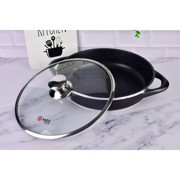 تابه ام جی اس طرح دو دسته کد 800207 سایز 28