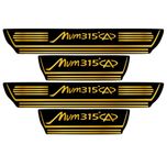 برچسب بدنه خودرو اسپرت غدیر مدل CH GO YA59 A92 مناسب برای +MVM315 بسته 4 عددی