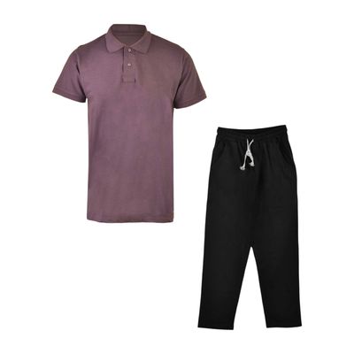 ست پولوشرت و شلوار مردانه مدل MDSS-CG9422