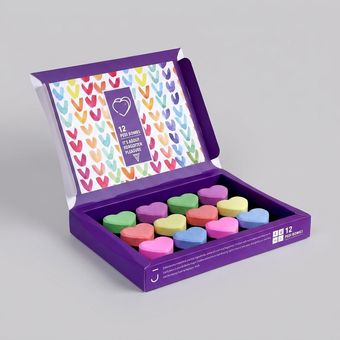 کوکتل پدیکور ژبن پلاس مدل Heart وزن 600 گرم بسته 12 عددی