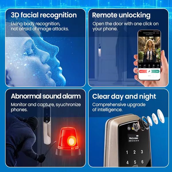 قفل هوشمند اکسل مدل EX-840 مجموعه دو عددی