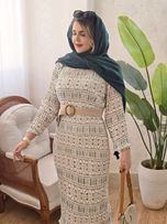 پیراهن لینن پلیسه 1990