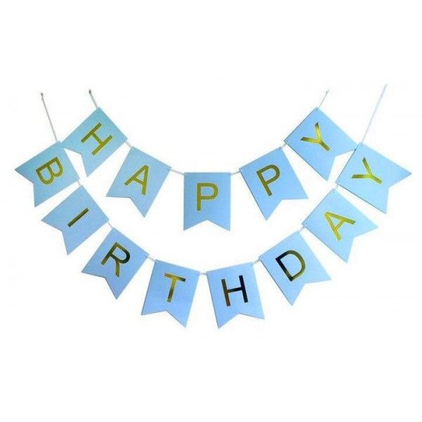 ریسه تزیینی تولد طرح حروف happy birthday