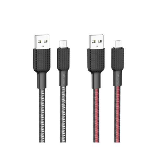 کابل تبدیل USB به MICROUSB  هوکو مدل X69 ANTI-WINDING طول 1 متر