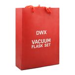 فلاسک مدل GS-M-269892 گنجایش 0.6 لیتر به همراه لیوان سفری بسته 3 عددی