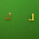 گوشواره زنانه مدل حرف L*89