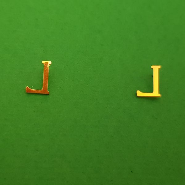 گوشواره زنانه مدل حرف L*89