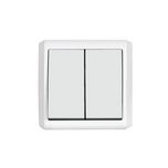 کلید دو پل روکار ایران الکتریک مدل IRR