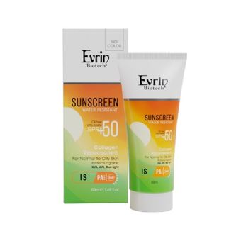 کرم ضد آفتاب بدون رنگ اورین بیوتک SPF 50 | سبک، بدون چربی، مناسب پوست چرب