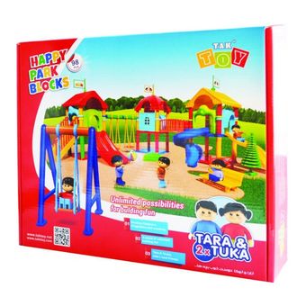 اسباب بازی ساختنی پارک شادی 98 قطعه برند تک توی